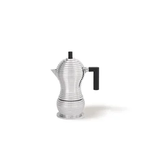 Alessi Pulcina 3 Cup Moka Pot – Black