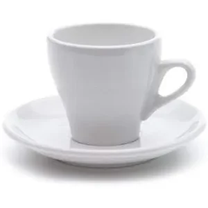White Cappuccino Cups by Nuova Point, Made In Italy