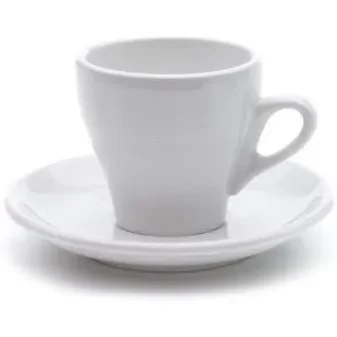 White Cappuccino Cups by Nuova Point, Made In Italy