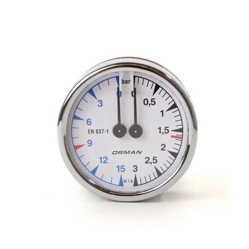 Elektra Classic Barlume Dual Pressure Gauge - 00985014