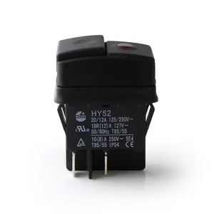 Marzocco Black Bipolar Switch 16A 230v - L283