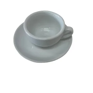 Palermo White Cappuccino-Latte Cups, by Nuova Point , set of 6, Made in Italy!