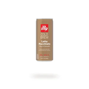 illy Ready-to-Drink Cold Brew Latte Macchiato – 12 Pack