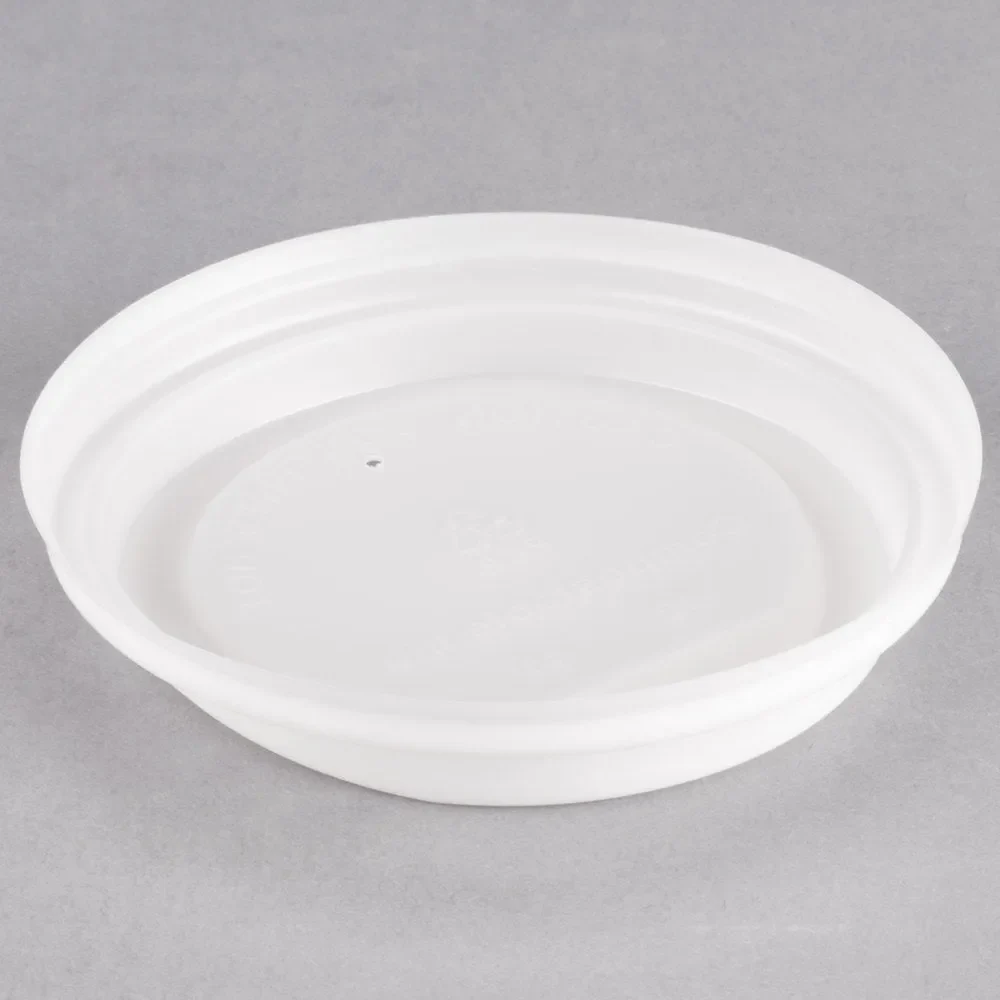 Translucent Compostable Paper Hot Cup Lid 8 oz.