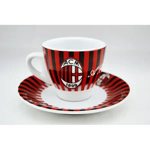 AC Milan Espresso Cups–set of 6 cups and saucers