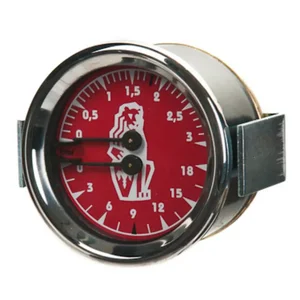 Double Scale Red Pressure Gauge With Lion Logo for Linea PB / KB90