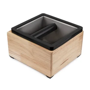 Wooden Deluxe Knock Box