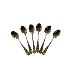 Espresso Spoons Gold Color Set of 6