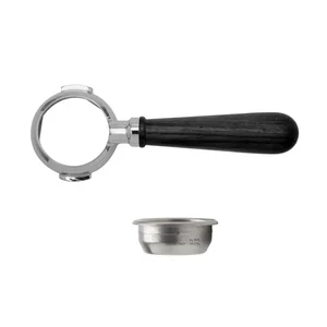 Lelit Black Wood 58mm Bottomless Portafilter
